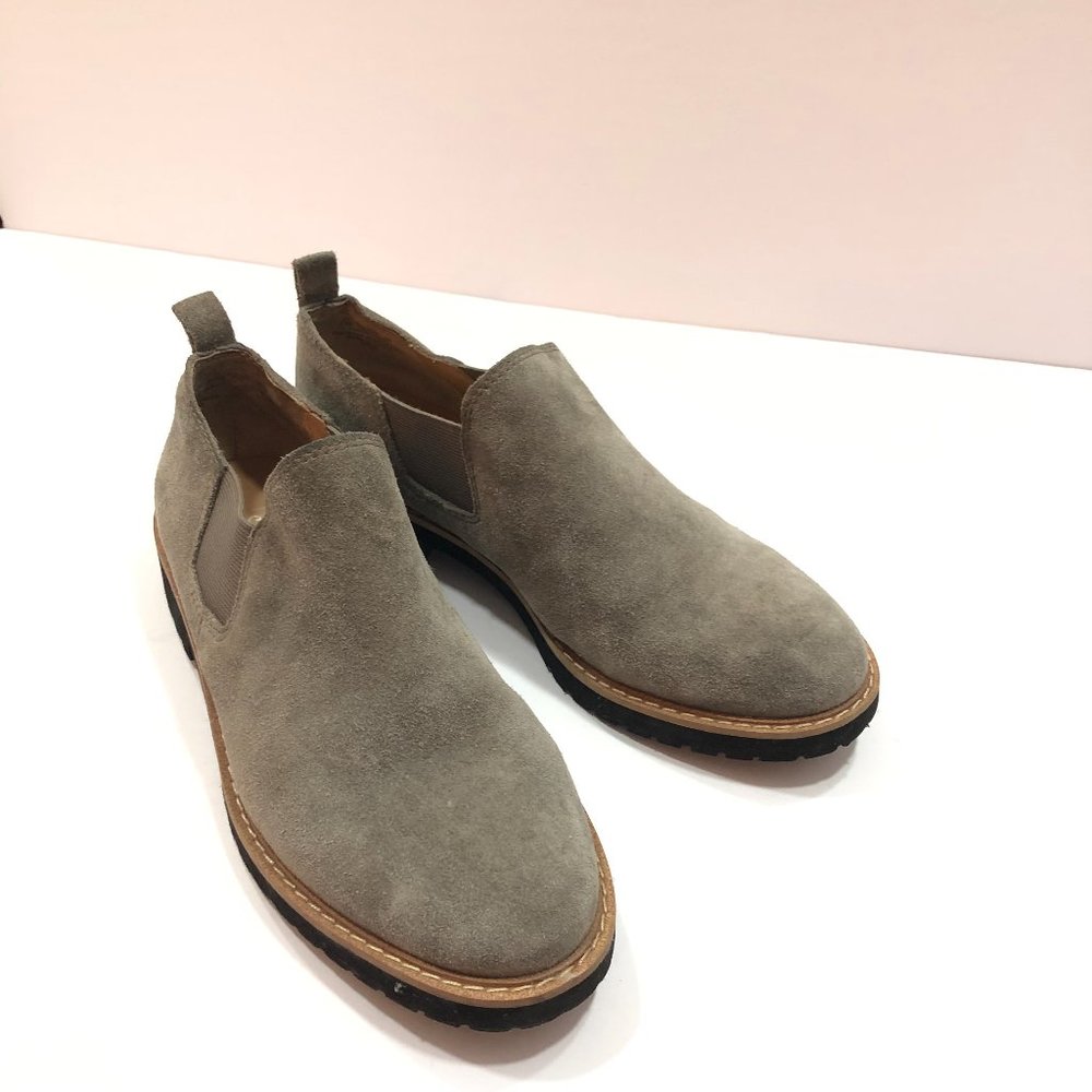 Franco Sarto Cole Gray Suede loafers Womans size 7.5M